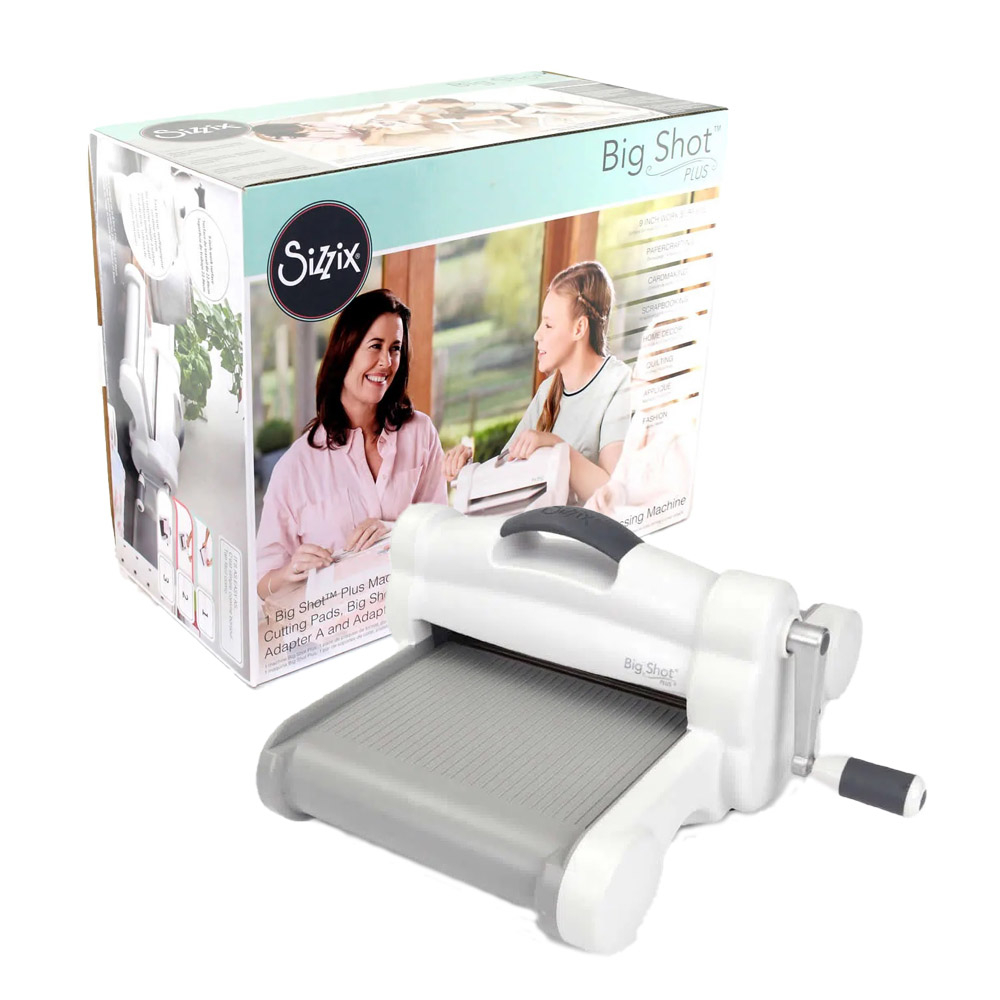Sizzix Big Shot Pro Branca e Cinza Máquina de Emboss Manual — Loja