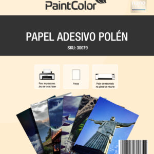 Papel Adesivo Polen para Jato de Tinta 180g A4 100 Folhas